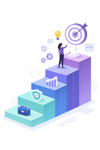 Accessibility maturity model visual representation